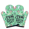 2 Pack Funny Baking Oven Mitts for Women