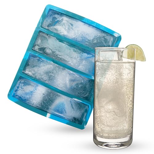 Ice Cube Tray (Blue Marble / 5-inch Long Cubes)