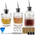 Syrup Bottle Set of 3 (Clear 3 pack)
