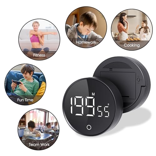 Digital Kitchen Timers (Black)