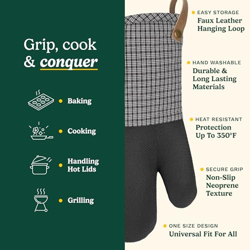 Cuisinart Heritage Kitchen Oven Mitts (Microplaid)