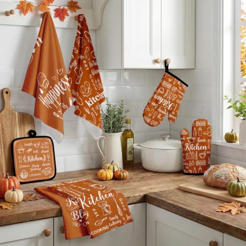 Fall Kitchen Decor Set (Orange)