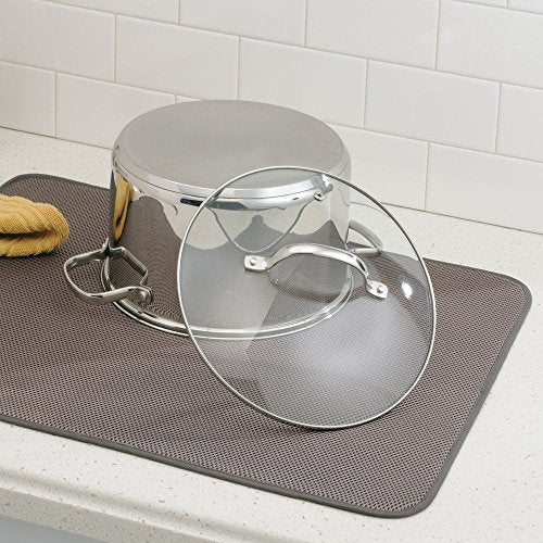 Kitchen Drying Mat (Mocha/Ivory / Pack of 1)