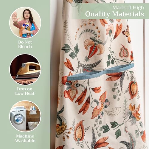 Aprons for women with Pocket 100% Cotton Pack of 1 (118 - Dalida)