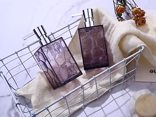 2 Pack Lavender Purple Rust Proof Soap Dispenser (Purple)