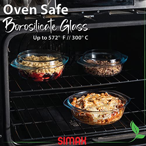 Casserole Dish Set (0.75 Qt, 1 Qt and 1.5 Quart)