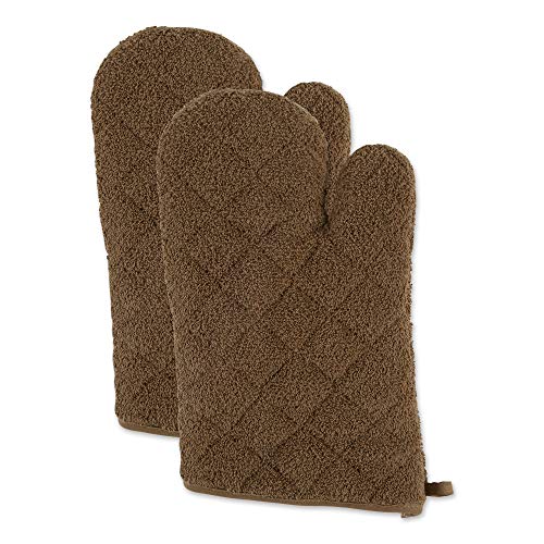 Basic Terry Collection 100% Cotton Quilted (Brown / Oven Mitt)