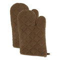 Basic Terry Collection 100% Cotton Quilted (Brown / Oven Mitt)