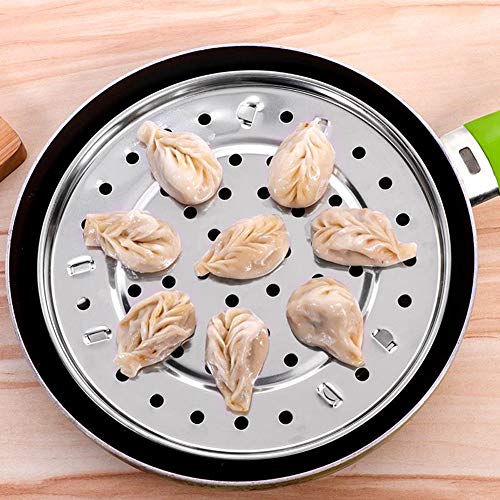 NRDBEEE Round Stainless Steel Rack 7.6" 8.5" 9.33" Inch Diameter Steaming Stand Canner Canning Racks Steamer Insert Stock Pot Steaming Tray Stand Pressure Cooker Cooking Toast Bread Salad