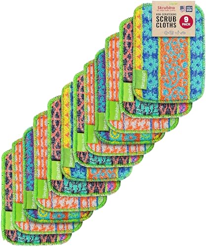 Skrubba 12 Pack Reusable Dish Scrubbers (Variety / 12-Pack)