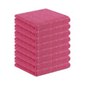 100% Cotton Terry Kitchen Towels (Rose Red / 13 X 28 - 8 Pack)