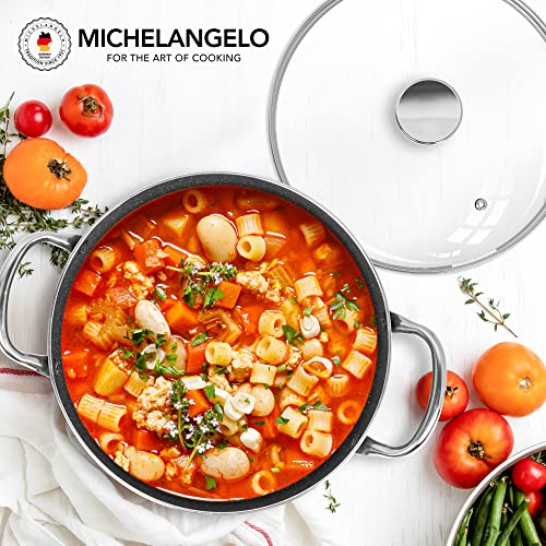 5 Quart Stock Pot with Lid (Stainless-Gray / 5 Quarts)
