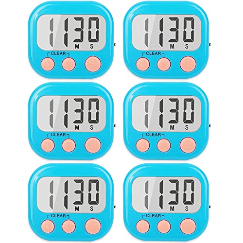 Digital Kitchen Timers for Cooking (Blue)