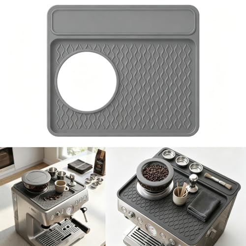 Silicone Coffee Machine Pad for Breville 870 (Gray)
