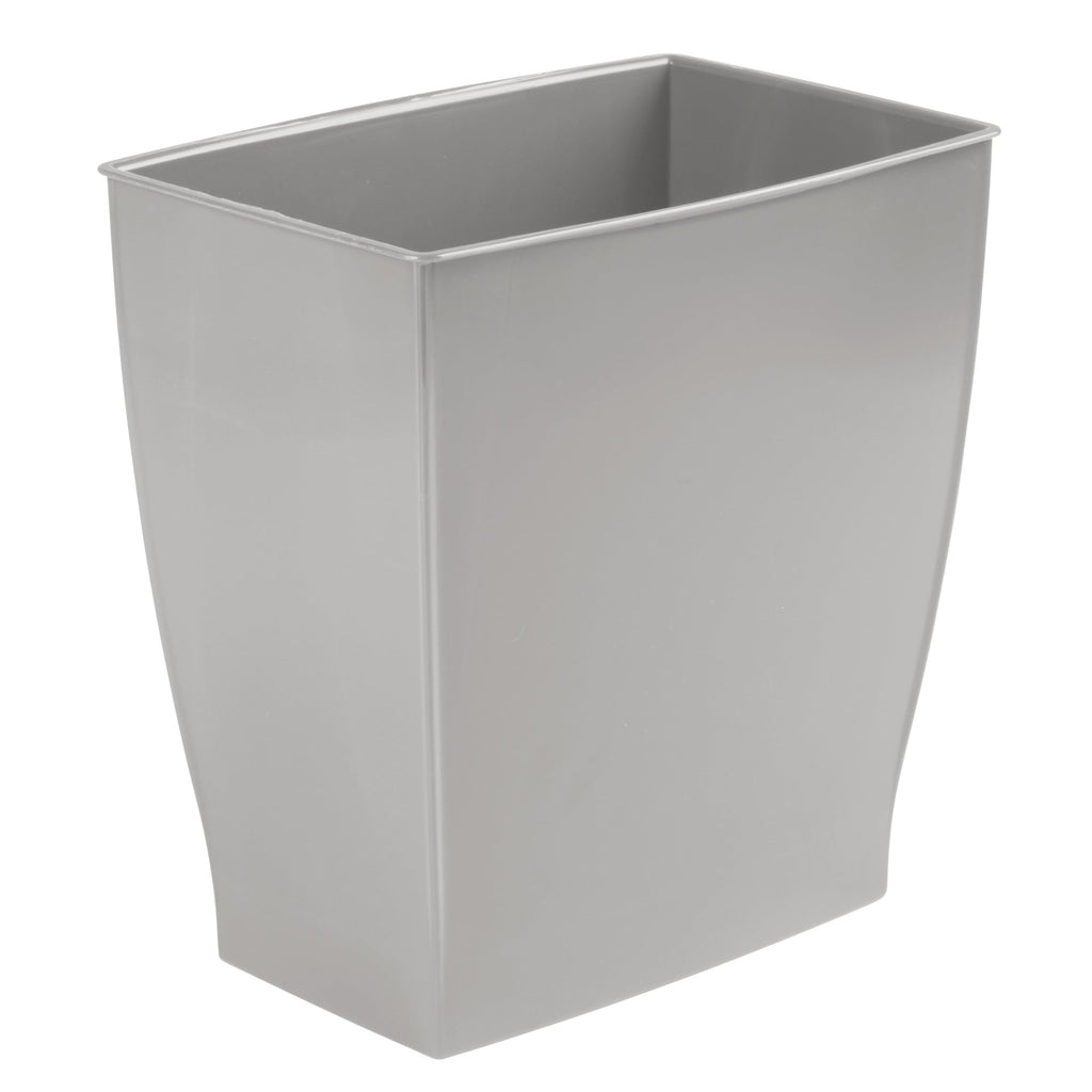Small Plastic Bathroom Trash Can (Gray / Pack of 4)