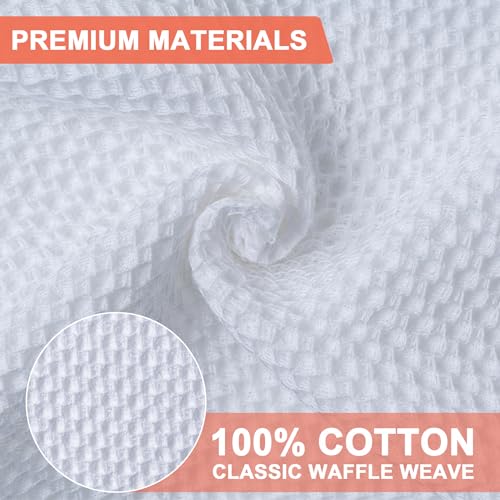 Kitchen Towels 6 (White / 12 x 12 - 6 Pack)