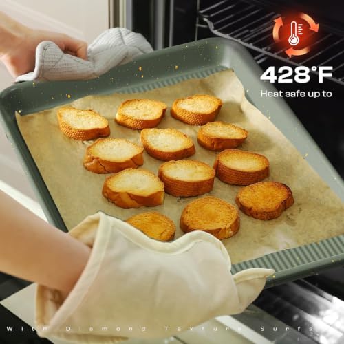 8 Piece Nonstick Bakeware Set (Green / 8PCS)
