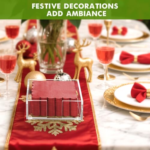 Acrylic Counter Cocktail Napkin Holder for Table (Clear_Cocktail Napkin Holder)