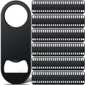 Bottle Openers Stainless Steel Flat Bottle Opener Bulk 3.4 x 1.3 Inches Bartender Beer Key Soda Can Mini Speed for Kitchen (Black)