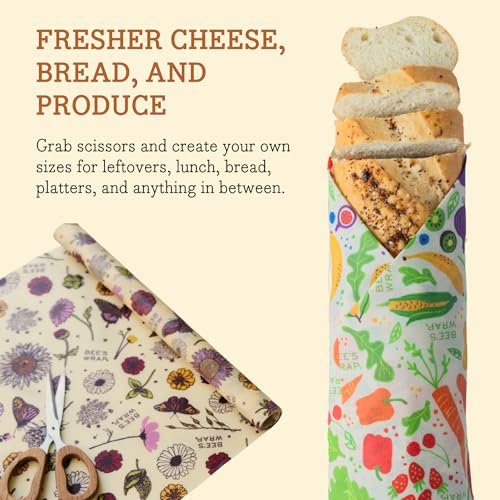 Beeswax Wrap Roll (Garden Party)
