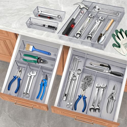Drawer Organizer Set (Silver-6L pack)