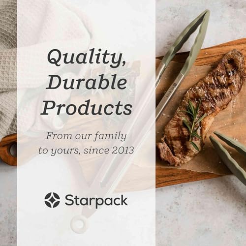 Starpack Get a Grip Silicone Kitchen Tongs (9" Single / Sage Green)