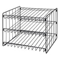 3 Tier Can Storage Organizer Rack in Black (Black / 14.5 x 11.5 x 11 inches)
