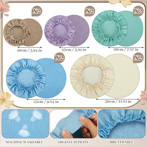 10 Pack Cloth Bowl Covers for Bread Rising (Vintage)