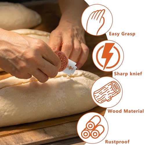 UFO Bread Lame Sourdough Scoring Tool Bread Scorer (D1-Circle-black)