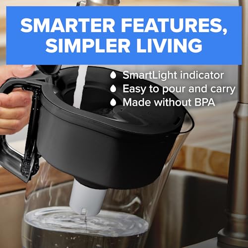 Large 10 Cup Water Filter Pitcher with BritaPlus Filter