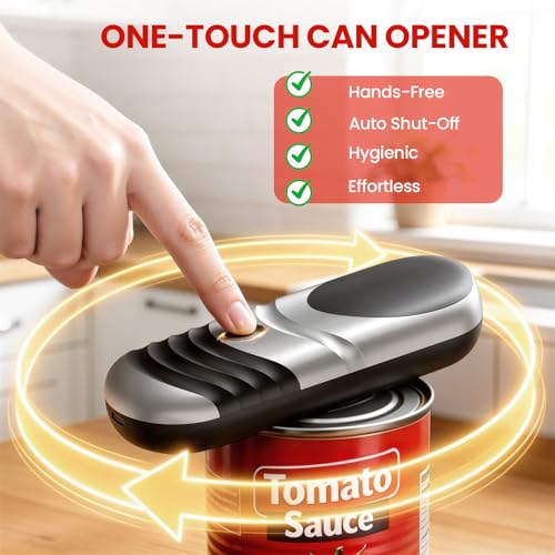 Electric Can Opener One Touch Automatic Can Opener for Seniors