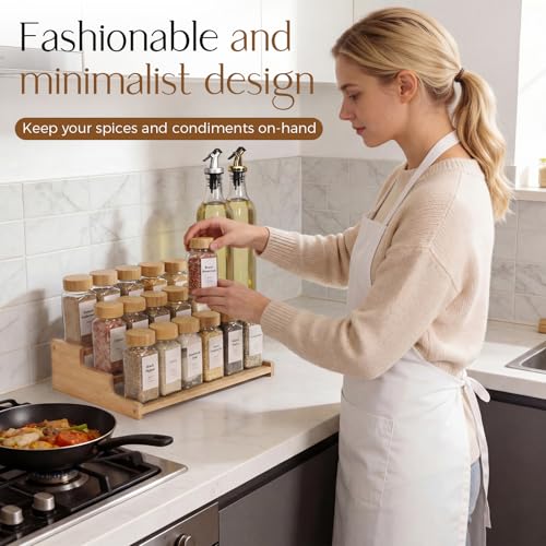 Organizer of Cabinet Special Seasoning (Bamboo / M)
