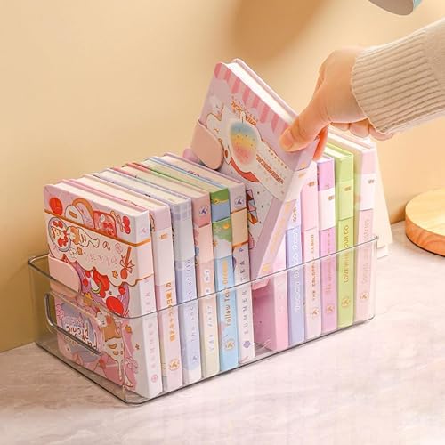 Large Clear Plastic Storage Bins (12.8 X 9.7 X 3.5)