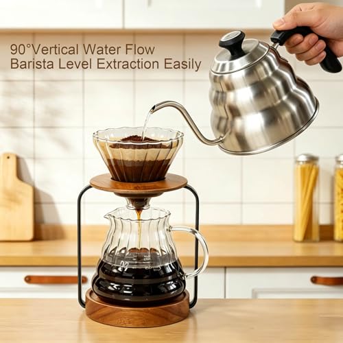 Gooseneck Kettle 1000ml for Pour Over Coffee Stovetop (1000ML)
