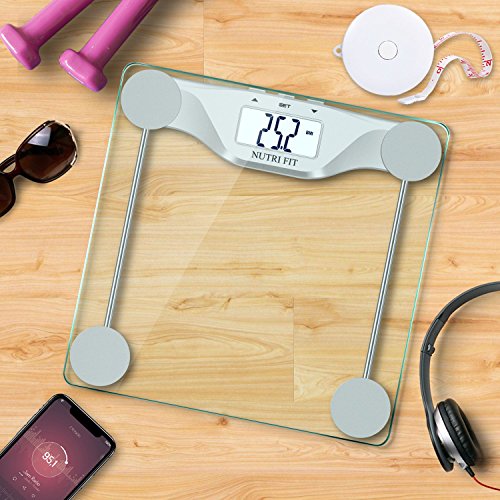 BMI Scale for Body Weight Digital Bathroom Scales 0.1lb Silver (BMI Scale)