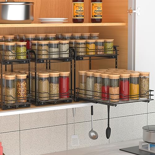 2 Tier Spice Rack (2 Tier,9.5''Wx10.5''Dx9.5''H)
