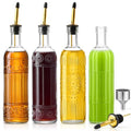 4 Pcs Olive Oil Dispenser Bottle for Kitchen (Round)