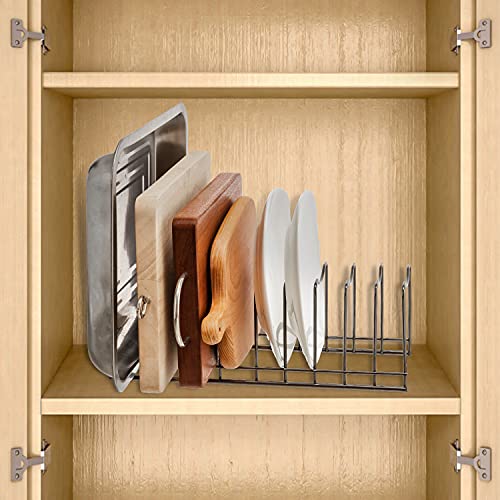 Pot Lid Organizer (Satin Nickel)