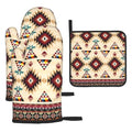 Southwestern Aztec Oven Mitts and Pot Holders Set of 3 (Southwestern)