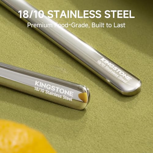 48 Piece Silverware Set with Steak Knives (48 Piece / Silver)