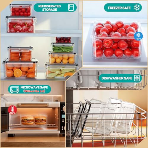 40 Pcs Food Storage Containers with Lids Airtight (20 Pack)