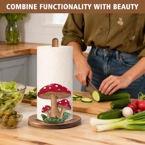 Mushroom Paper Towel Holder (Mushroom)