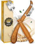 Bread Lame 2 Piece Set for Controlled Dough Scoring with 5 Blades (Bread Lame Set)
