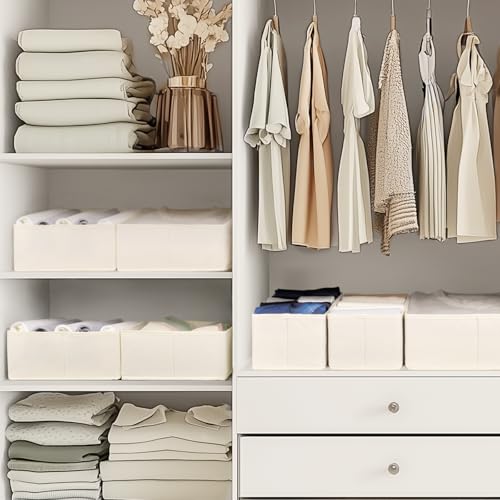 Drawer Organizer Clothes (Beige / 10PACK)