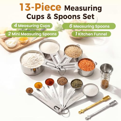 13PCS Measuring Cups and Spoons Set (13PCS)