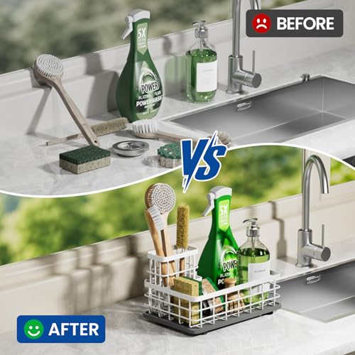 Kitchen Sink Organizer (White)