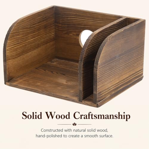 Acacia Coffee Bar Station Organizer Stand