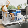 Sponge Holder for Kitchen Sink (Silver - 9.25″)