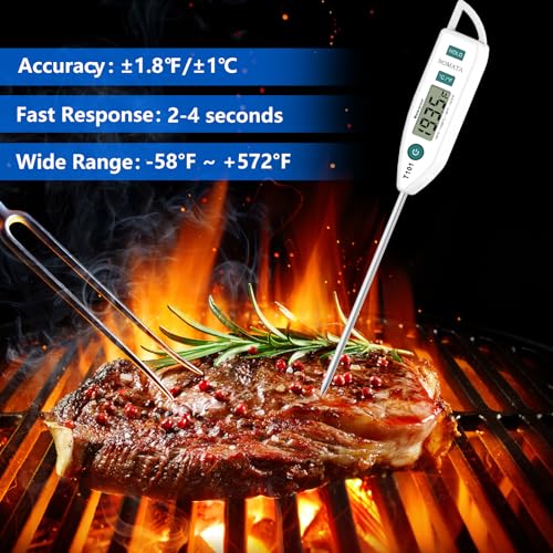 Digital Water Thermometer for Liquid (White)
