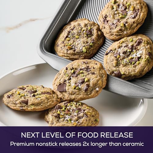 Bakeware Nonstick Cookie Pan Set (Set (9" x 13" & 10" x 15") / Gray)
